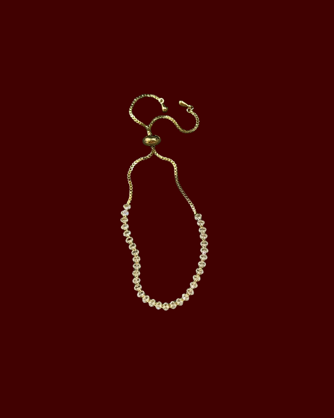 Tennis Zirconia Stone | Adjustable Bracelet
