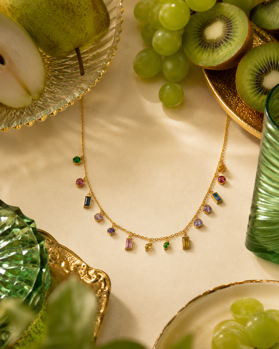 Confetti Necklace | 18K Gold Plated | Waterproof & Tarnish-Free