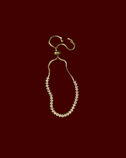 Tennis Zirconia Stone | Adjustable Bracelet