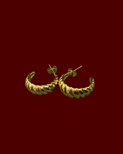 Parisienne Hoops | 18k Gold Plated