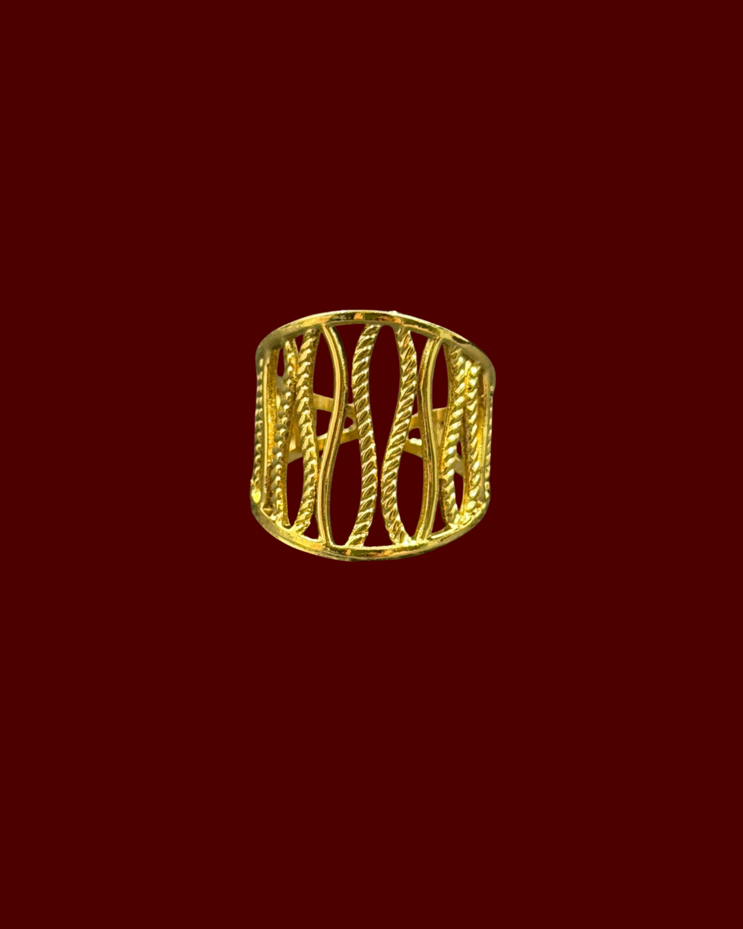 Zari Adjustable Ring | 18k Gold Plated