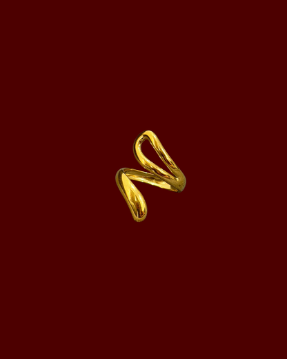 Ira Adjustable Ring | 18k Gold Plated