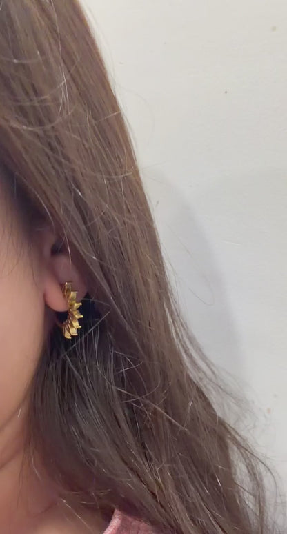 Chandrika Duo Earrings | 18K Gold Plated